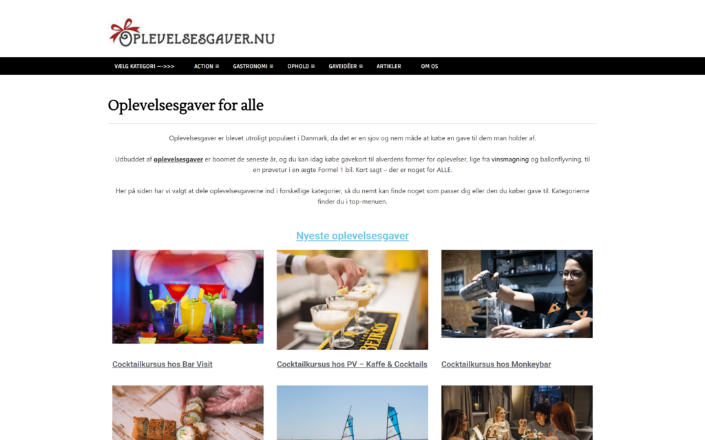 oplevelsesgaver.nu